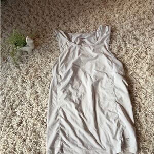 Eastbay White women’s sporty gym workout tight endurance Athletic Tank Top